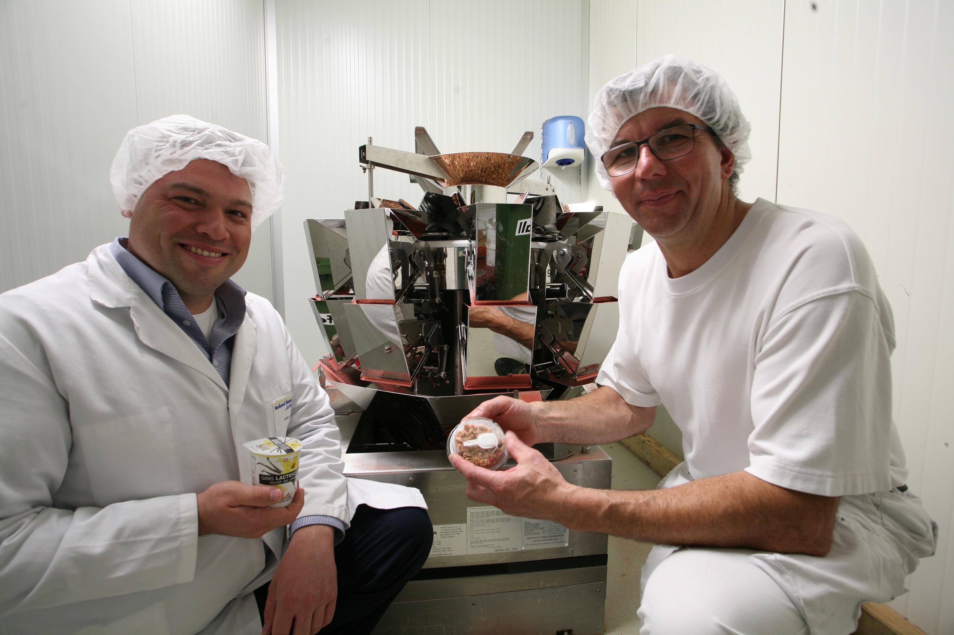 Biedermann Switzerland Plant Manager Mario Dux Left And Teamleader Christian Lemmermeier With Finished Product PR Shot