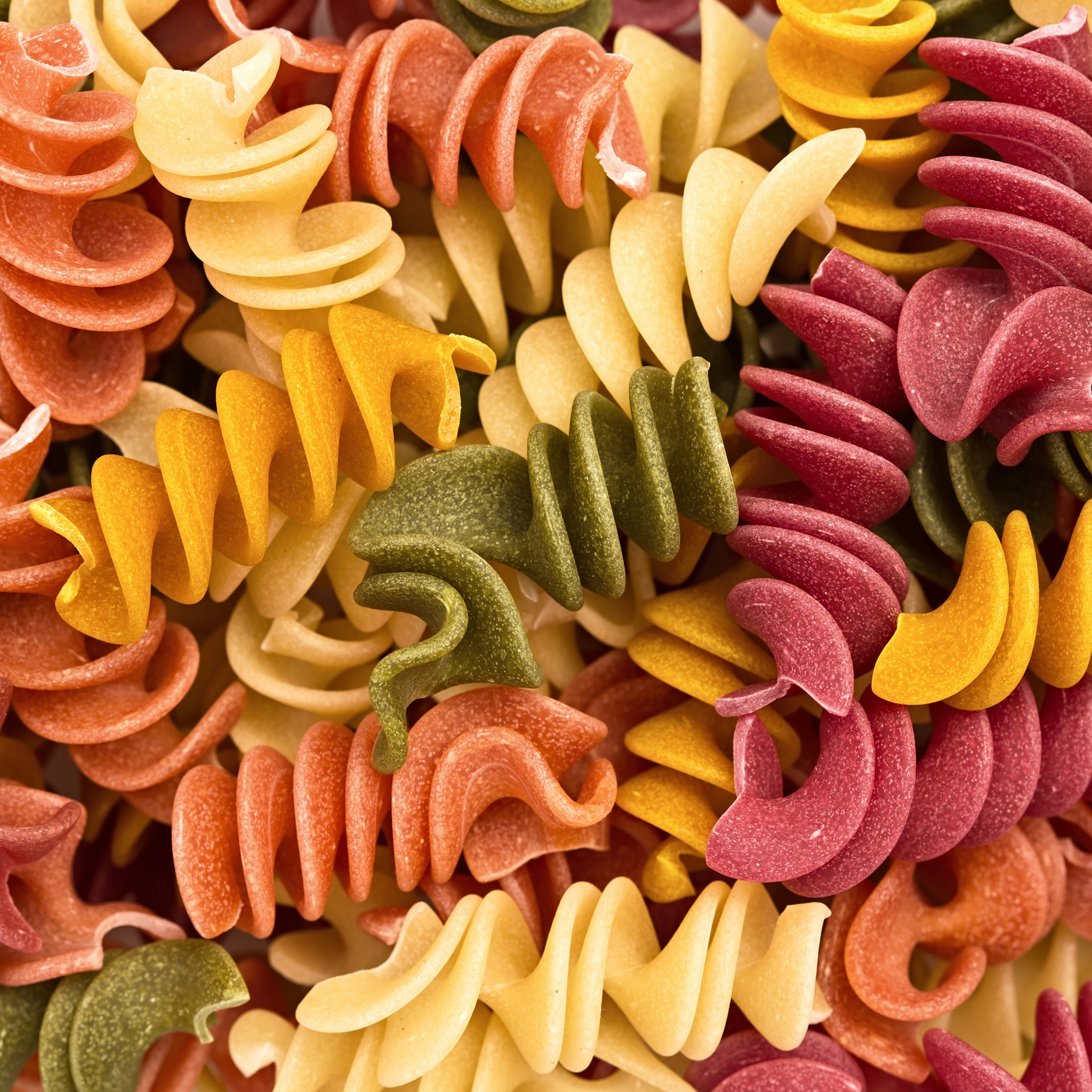 Pasta coloured